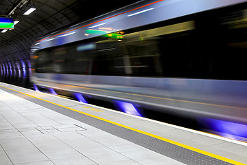 Image showing Speed train