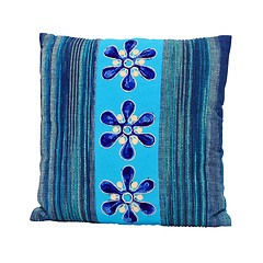 Image showing Blue pillow