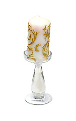 Image showing Crystal candlestick