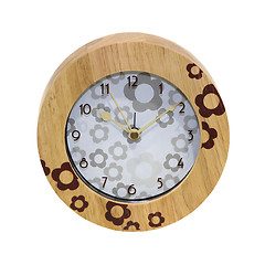 Image showing Wooden clock