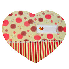 Image showing Heart card