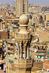 Image showing Mosque tower top