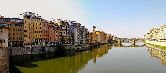 Image showing Florence river houses