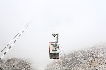 Image showing Aerial cableway