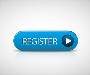 Image showing Big blue register button