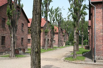 Image showing Auschwitz buildings