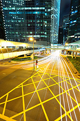 Image showing modern urban city at night