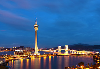 Image showing Macau at night