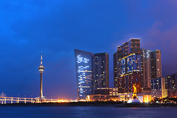 Image showing Macau at night