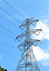 Image showing Power transmission tower