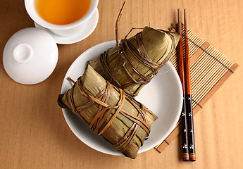 Image showing Rice dumpling for dragon boat festival