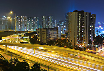 Image showing modern city at night