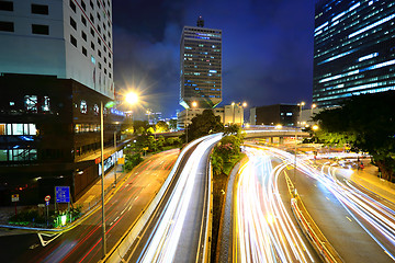 Image showing modern city at night