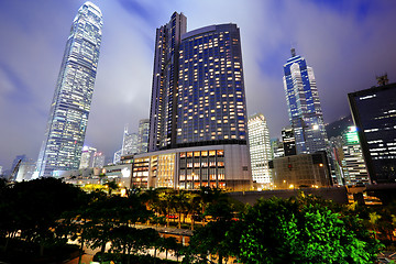 Image showing Hong Kong at night