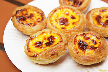 Image showing portuguese egg tart