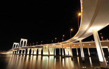 Image showing Sai Van bridge in Macau