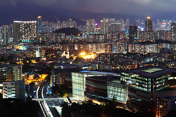 Image showing modern city at night