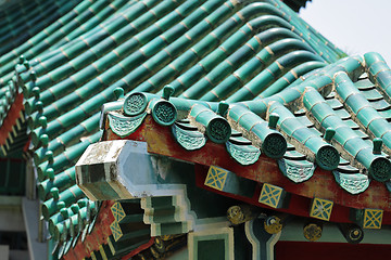 Image showing Chinese temple roof