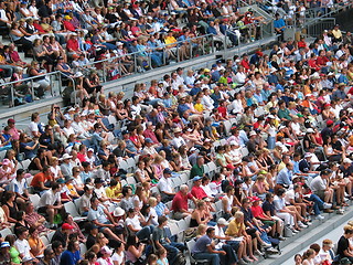 Image showing Tennis Audience