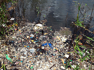 Image showing water pollution in river