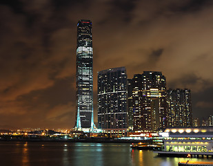 Image showing kowloon at night