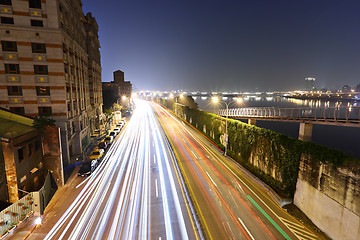 Image showing Highway traffic