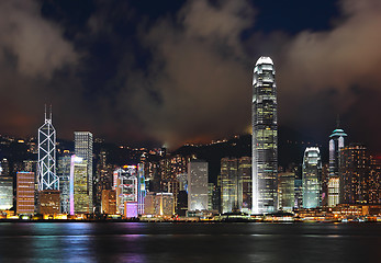 Image showing Hong Kong at night