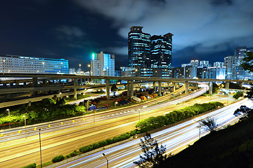 Image showing city at night