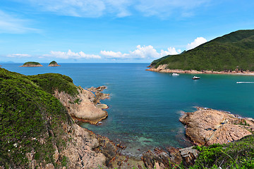 Image showing Sai Wan bay in Hong Kong