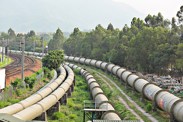 Image showing industrial pipeline