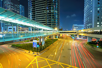 Image showing modern urban city at night