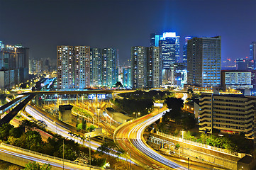 Image showing modern city at night