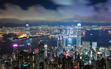 Image showing Hong Kong at night