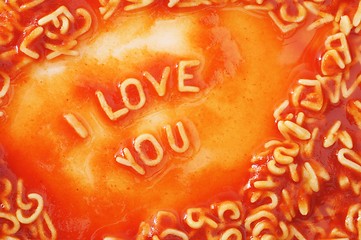 Image showing i love you