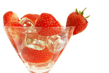 Image showing strawberry drink