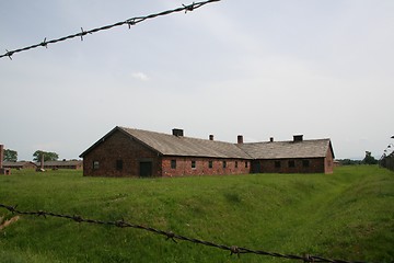 Image showing Birkenau building