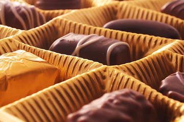Image showing chocolate praline