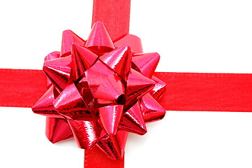 Image showing Christmas Gift with ribbon