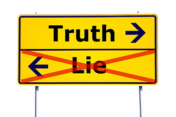 Image showing truth or lie