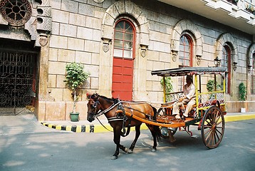 Image showing horse drawn carriage