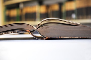 Image showing old books in library