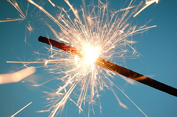 Image showing abstract sparkler background