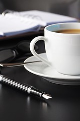 Image showing coffee organizer on a table 