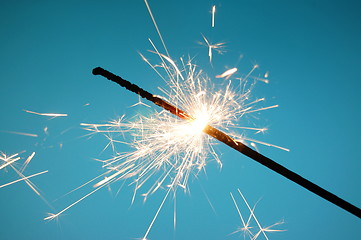 Image showing christmas sparkler