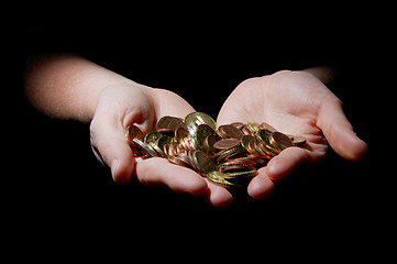 Image showing hands with money