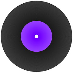 Image showing vinyl disc record