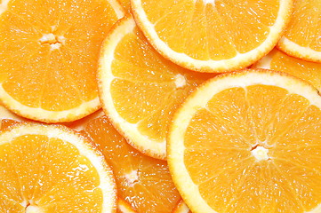 Image showing orange fruit background