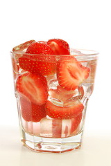 Image showing strawberry juice or cocktail