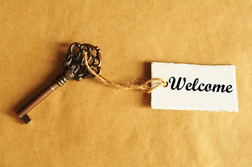 Image showing welcome