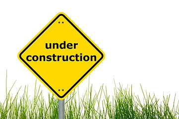 Image showing construction sign